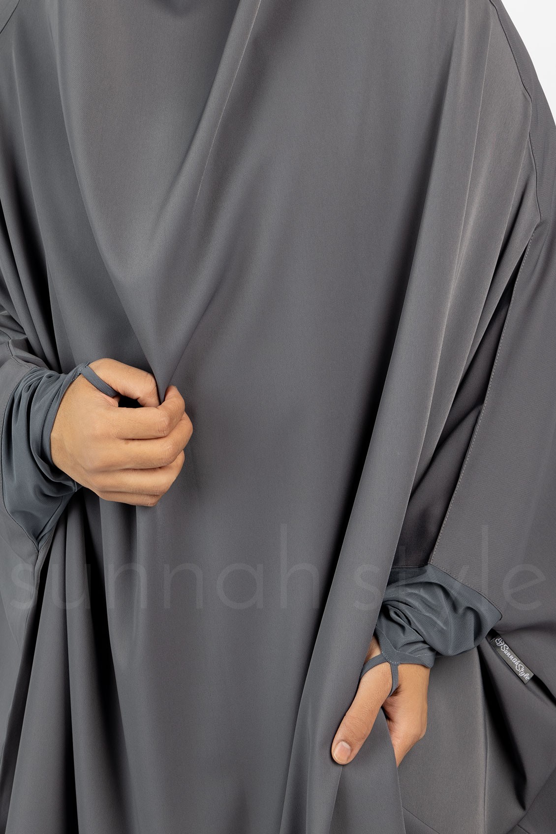 Sunnah Style Signature Jilbab Top Knee Length Pewter